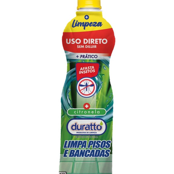 Limpa Pisos E Bancadas 750ml Citronela Duratto