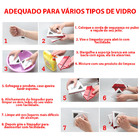 Limpa Vidro Dupla Face Limpador Multiuso Janelas Espelho Aqua