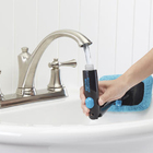 Limpa Vidro Mop 2 Em 1 Parabrisa Dispenser Dobravel Janela Bo