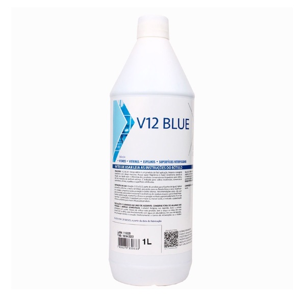 Limpa Vidros V12 Blue - Limpador Concentrado Exclusivo Para V