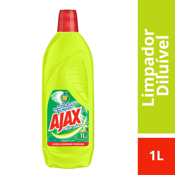 Limpador Diluível Ajax Fresh Lemon 1l | Leroy Merlin