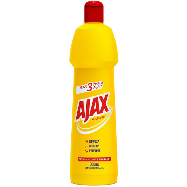 Limpador Diluível Ajax Multiuso Citrus + Flores Brancas 500ml
