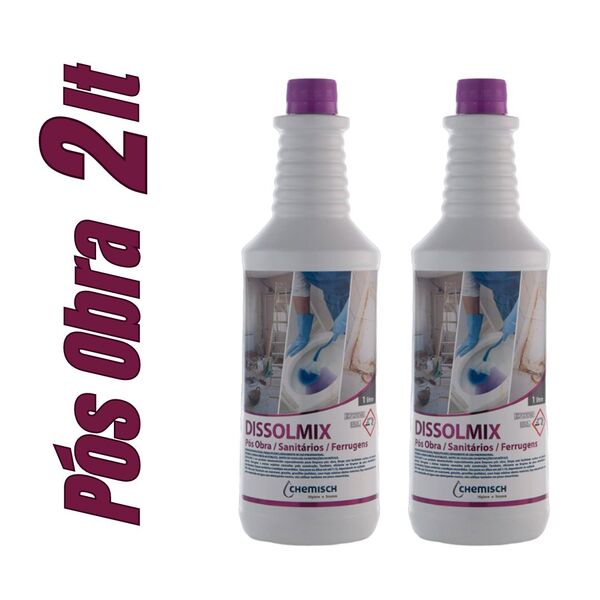 Limpador Dissolmix 2l Para Limpeza De Pisos Encardidos