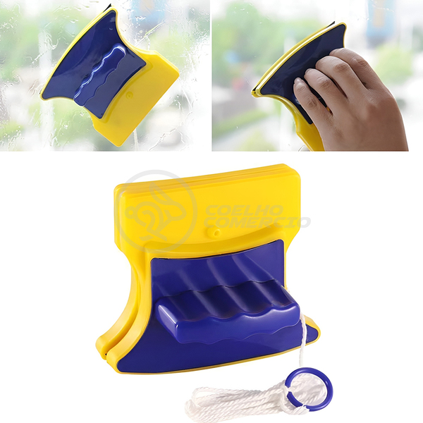 Limpador Escova Magnética Para Vidros Limpeza Dupla Face De J