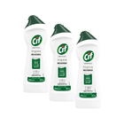 Limpador Multiuso Cif Cremoso Limpeza Milagrosa Limão Kit 3