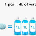 Limpador Para-brisa Vidro Em Pastilha Carro 5g - 5 Unidades