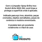 Limpador Spray Brilha Inox Scotch Brite 300g 3m