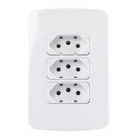 Linha B3 Conj 4×2 Tomada Tripla 2p+t 10a 250v 19452