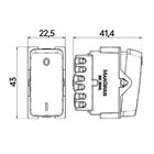 Linha B3 Interruptor Bipolar Simples 10a 250v 19401