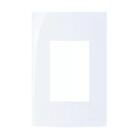 Linha Sleek – Placas 4×2” 3 Postos Horizontais – Acqua