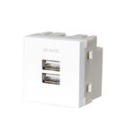 Linha Sleek Módulo Tomada Dupla  Carregador Usb 2a 17693