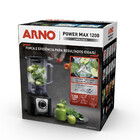 Liquidificador Arno Power Max 1200w Limpa Fácil Preto Ln78