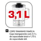 Liquidificador Arno Power Max C/15 Vel./jarra 1,75lts Preto