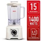 Liquidificador Arno Powermax Marfim 1400w Comfort Control 15