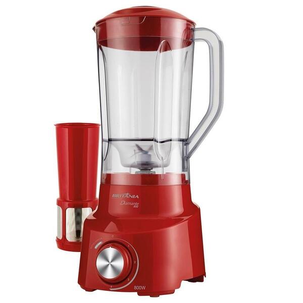 Liquidificador Britânia Diamante Vermelho 900w 220v