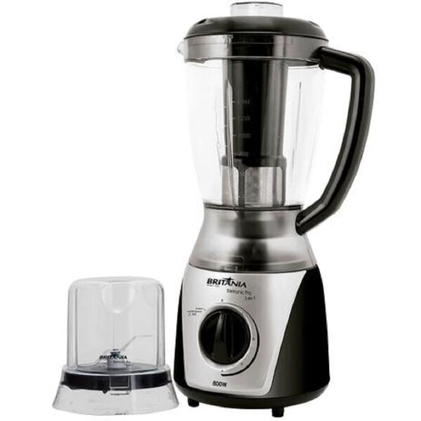 Liquidificador Britânia Eletronic Pro 2 Em 1 Preto - 220 Volts