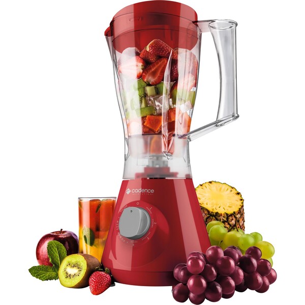 Liquidificador Evolution Vermelho Cereja Liq351 - Cadence 220v