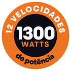 Liquidificador Mallory Taurus Preto 12 Velocidades 1300w Liqu