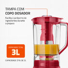 Liquidificador Mondial L-1100 Ri 1100w Com 3,0l Inox - 220v