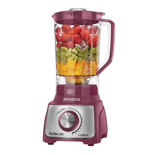 Liquidificador Mondial L-1100mi 3l, 12 Velocidades+pulsar, 11