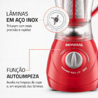 Liquidificador Mondial Power 2 L-77 220v Vermelho
