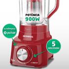 Liquidificador Mondial Turbo Full Red L-900w