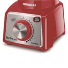 Liquidificador Mondial Turbo Vermelho E Inox L-1000-ri - 127