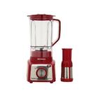 Liquidificador Mondial Turbo Vermelho E Inox L-1000-ri - 220