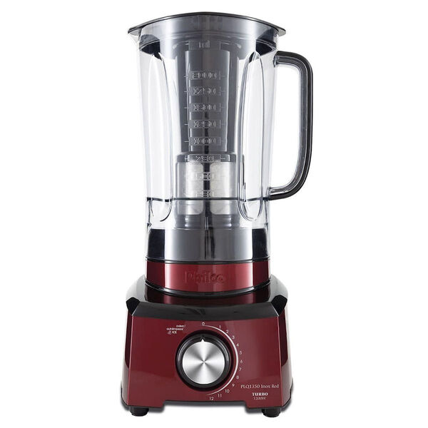 Liquidificador Philco 1200w 3 Litros 12 Velocidades Vermelho