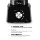 Liquidificador Philco Plq11a 4 Velocidades 1050w