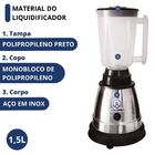 Liquidificador Residencial Alta Rotação 1 5 L Copo Pp 220v