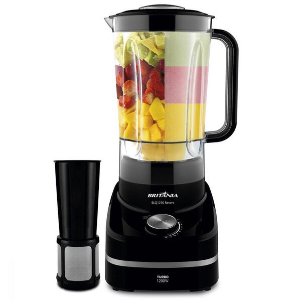 Liquidificador Revert Turbo Blq1250p 1200w Britânia 127v
