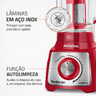 Liquidificador Turbo Inox Com 12 Velocidades 3 Litros 1200w L