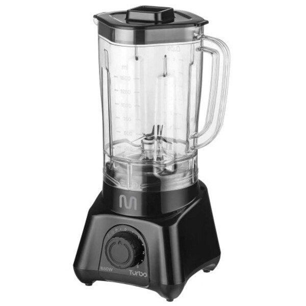 Liquidificador Turbo Preto Multilaser 650w Lq651