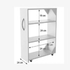 Lispector Estante Organizadora Para Escritório 2 Gavetas 100%