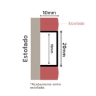 Listelo Largo Tibre Em Alumínio 20mmx10mm - Homeney - Alumíni