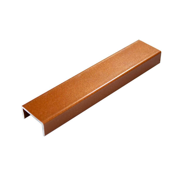 Listelo Largo Tibre Em Alumínio 20mmx10mm - Homeney - Cobre -