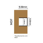 Listelo Liri Em Alumínio 10mm X 10mm - Homeney - Alumínio Pol