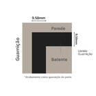 Listelo Liri Em Alumínio 10mm X 10mm - Homeney - Branco - 3m