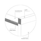 Listelo U Alumínio Firenze Golden 10mmx12mmx3m - Viscardi - D