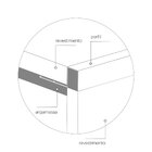 Listelo U Alumínio Firenze Premium 10mmx12mmx3m - Viscardi -