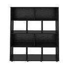 Livreiro 10 Nichos Tâilandia Preto