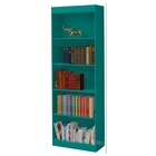 Livreiro Clara Com 05 Prateleiras Minasplac Verde Cestaplus