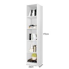 Livreiro Com 05 Nichos Branco Potente