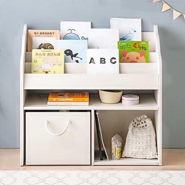 Livreiro Com Baú Organizador Zulema 100% Mdf