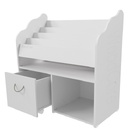 Livreiro Com Baú Organizador Zulema 100% Mdf