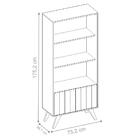 Livreiro Com Nichos Watts Branco Tauari