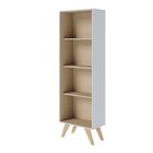 Livreiro Com Prateleiras Power Branco Tauari