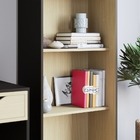 Livreiro Com Prateleiras Power Preto Tauari