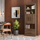 Livreiro Eden Ébano Rústico